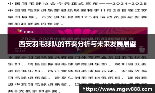 西安羽毛球队的节奏分析与未来发展展望